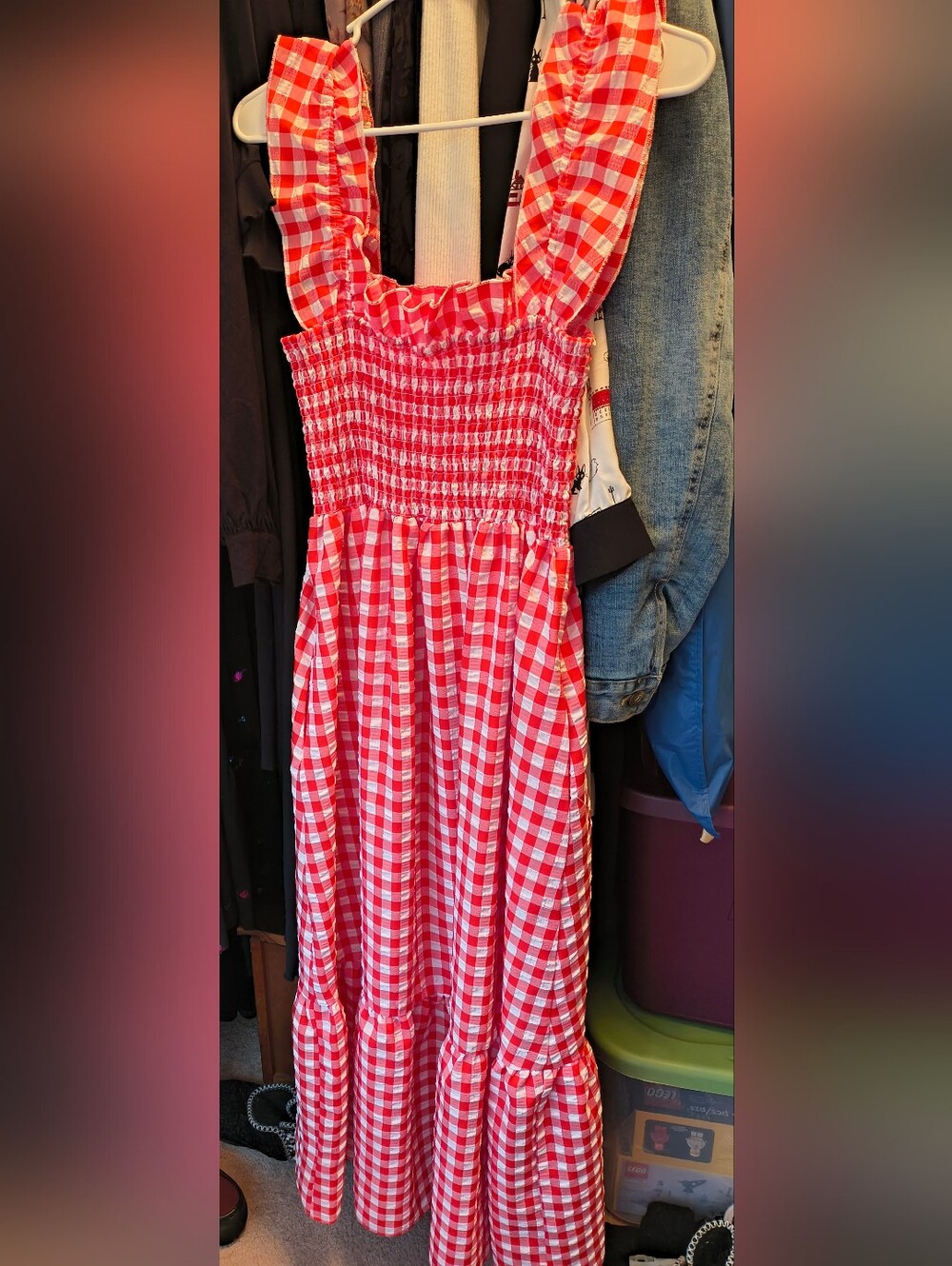 Unbranded Gingham Maxi Dress